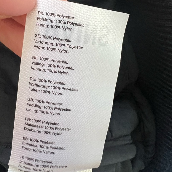 RAINS men’s navy bomber quilted jacket - Picture 5 of 5